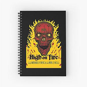 High On Fire Spiral Notebook