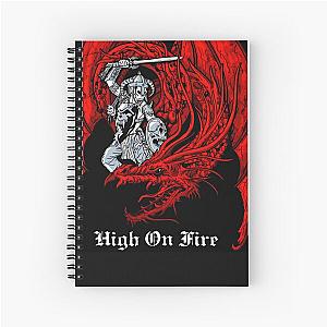 High On Fire Spiral Notebook