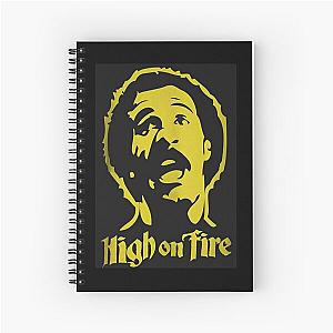 high on fire logo Spiral Notebook