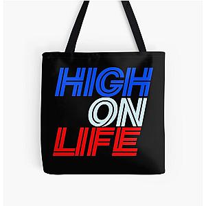 High on life All Over Print Tote Bag