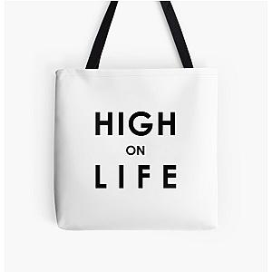 HIGH on LIFE T-shirt. Limited edition design! All Over Print Tote Bag