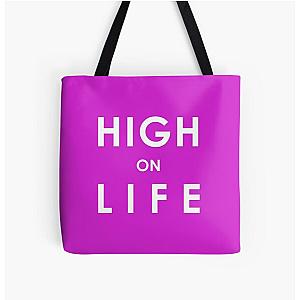 HIGH on LIFE T-shirt. Limited edition design! All Over Print Tote Bag