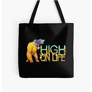 of High on life- Game All Over Print Tote Bag