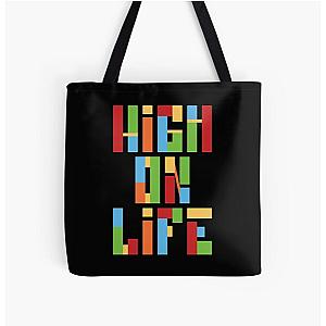 High on Life All Over Print Tote Bag