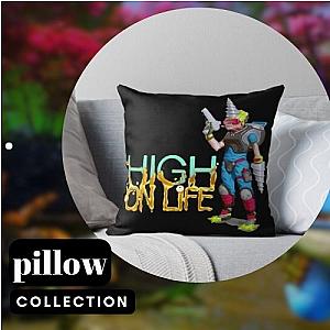 High On Life Pillows