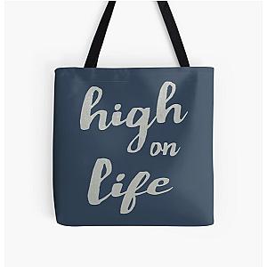 High on Life All Over Print Tote Bag