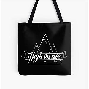 High on Life All Over Print Tote Bag