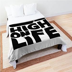 high on life merch logo Comforter