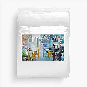 high on life Duvet Cover