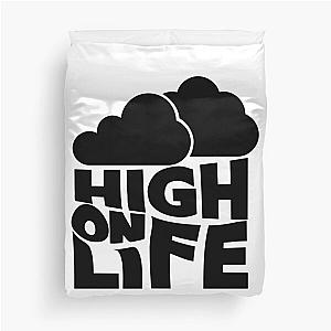 high on life merch logo Duvet Cover