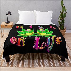 High On Life Throw Blanket