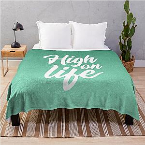 High on Life Throw Blanket