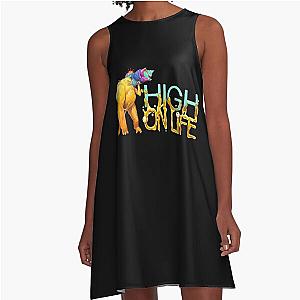 of High on life- Game A-Line Dress