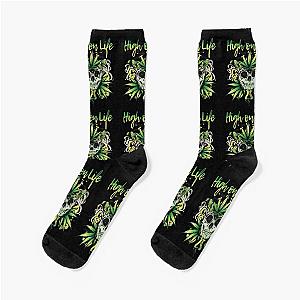 High on life design for a Canabis lover Socks