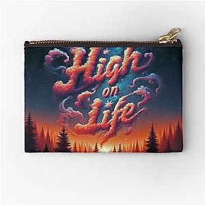 High on Life Zipper Pouch