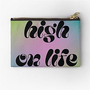 High On Life Quote Zipper Pouch