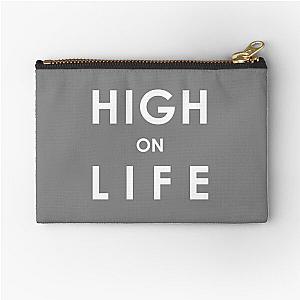 HIGH on LIFE T-shirt. Limited edition design! Zipper Pouch