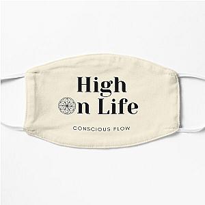 High On Life Sacred Geometry Conscious Flow Flat Mask