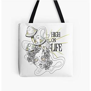 High on life All Over Print Tote Bag