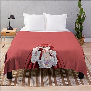 High School DxD Rias Gremory Half Body Open Shirt 3 Throw Blanket