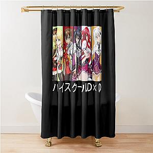 Retro Love Anime High School DxD Shower Curtain