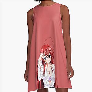 High School DxD Rias Gremory Half Body 3 A-Line Dress