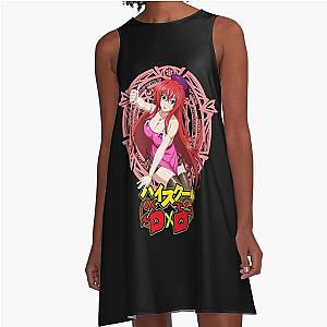 Rias Gremory Love High School DxD Anime Japanese Name A-Line Dress can be an A-Line Dress in the anime series DxD Love where Rias is a main antagonist who attends a Japanese high school.