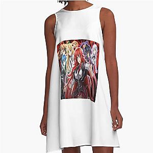 High School DxD Anime The Main Girls in A-Line Dresses