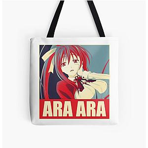High School DxD Akeno Himejima Oppai Over Print Tote Bag