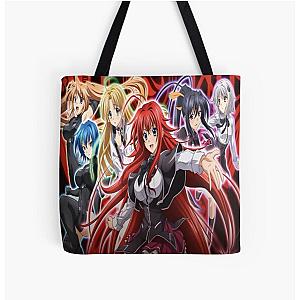 High School DxD All Over Print Tote Bag