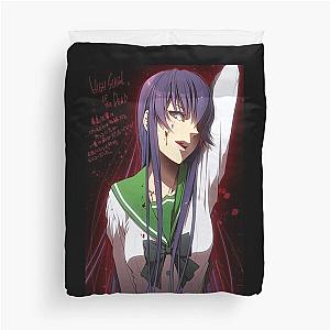 Music Retro Saeko Busujima - Highschool Of The Dead Gifts Music Fan Duvet Cover