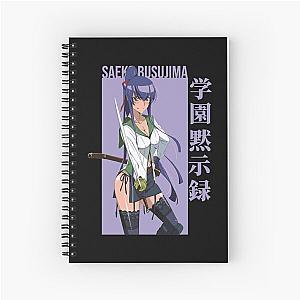 Funny Gift Saeko - Highschool Of The Dead Classic Fan Spiral Notebook