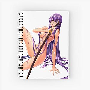 Highschool of the Dead Saeko Busujima Anime Waifu Lewd Spiral Notebook