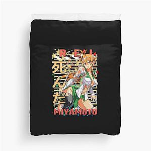 Rei Miyamoto Sexy anime Highschool of the Dead HOTD  Duvet Cover