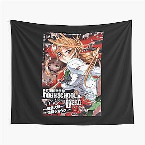 For Men Women Highschool Of The Dead Manga Gift For Halloween Tapestry