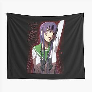 Music Retro Saeko Busujima - Highschool Of The Dead Gifts Music Fan Tapestry