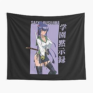 Funny Gift Saeko - Highschool Of The Dead Classic Fan Tapestry