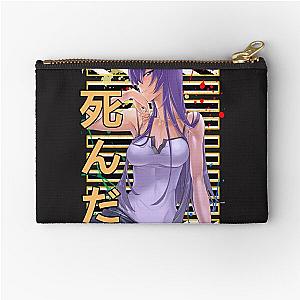 Saeko busujima Sexy anime Highschool of the Dead HOTD  - Gift T-Shirt - Anime T-Shirt Zipper Pouch