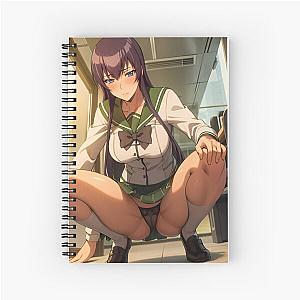 Busujima Saeko (Highschool Of The Dead) hentai anime girl Spiral Notebook