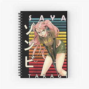 Saya Takagi Highschool of the Dead Retro Anime Design Spiral Notebook