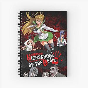 Highschool of the Dead - poster Spiral Notebook