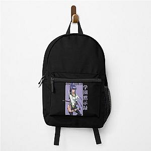 Funny Gift Saeko - Highschool Of The Dead Classic Fan Backpack