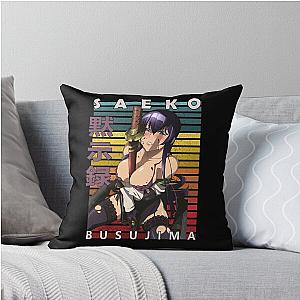 Saeko Busujima High School of the Dead Retro Anime Design Throw Pillow
