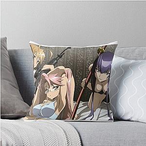 High School of the Dead Saya Takagi Saeko Busujima Anime Throw Pillow
