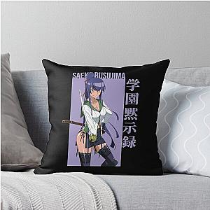 Funny Gift Saeko Highschool of the Dead Throw Pillow