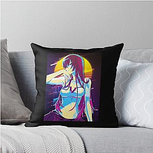 High School Of The Dead Saeko Busujima Throw Pillow