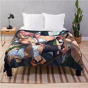 High School of the Dead Anime Waifus Throw Blanket