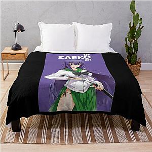 Funny Gift for Saeko Highschool of the Dead Graphic Throw Blanket