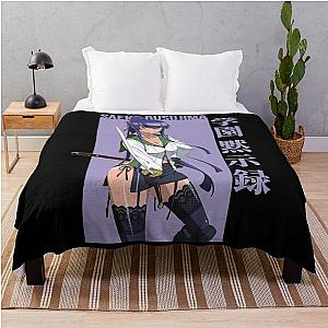 Saeko Highschool of the Dead Throw Blanket