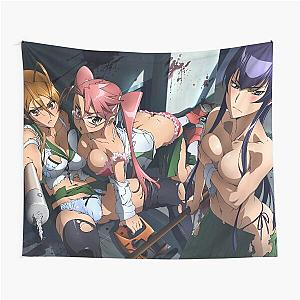 High School of the Dead Anime Waifus Tapestry